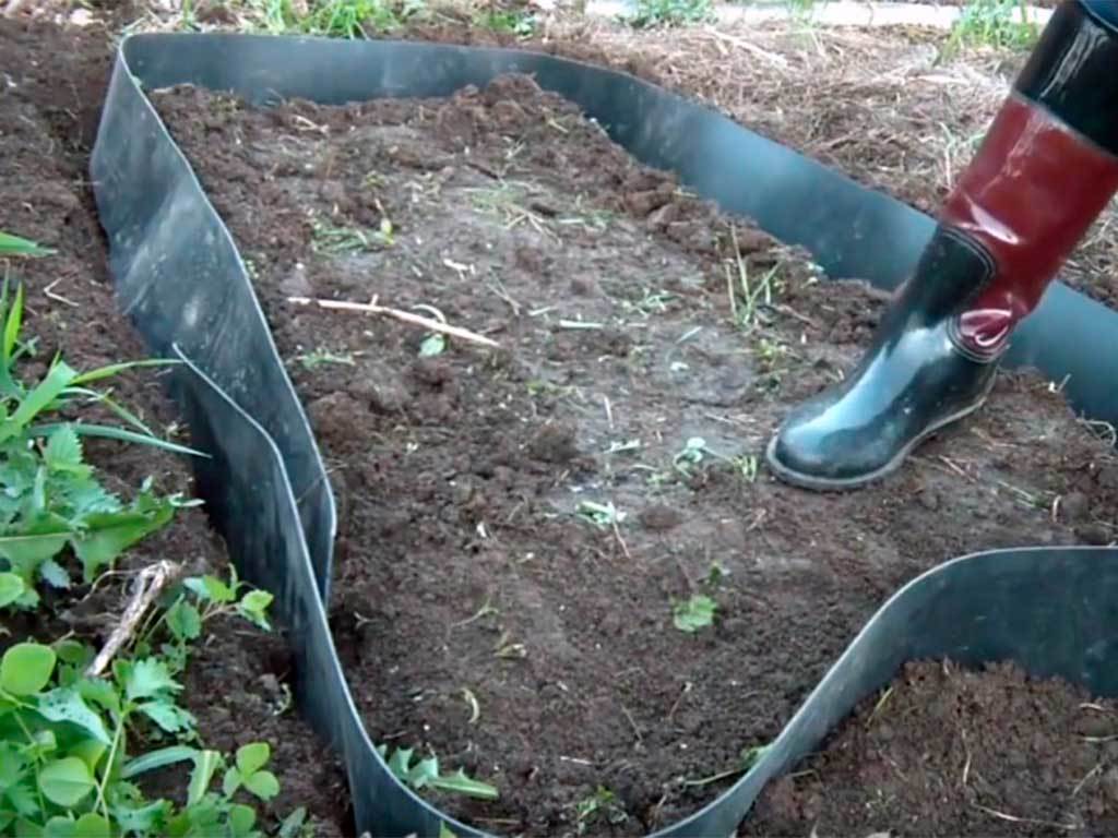 Лента бордюрная 250 мм x 10 м, 2 мм ГеоПластБорд GPBST-29 - Вид №4