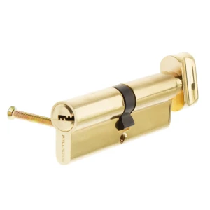 Цилиндр Palladium 2J07 90T01, 45x45 мм, ключ/вертушка, цвет золото 17216772 STLM-2087174