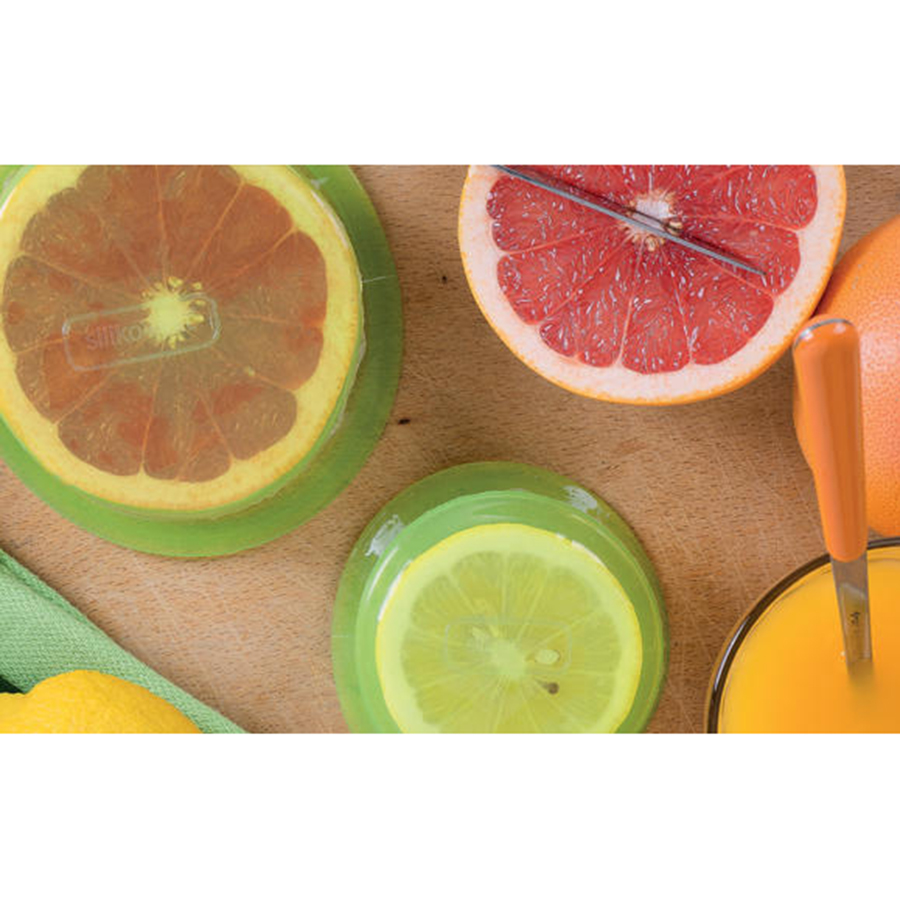 25.029.91.0061 Набор из 2 силиконовых крышек capflex m фиолетовый Silikomart  - Вид №1