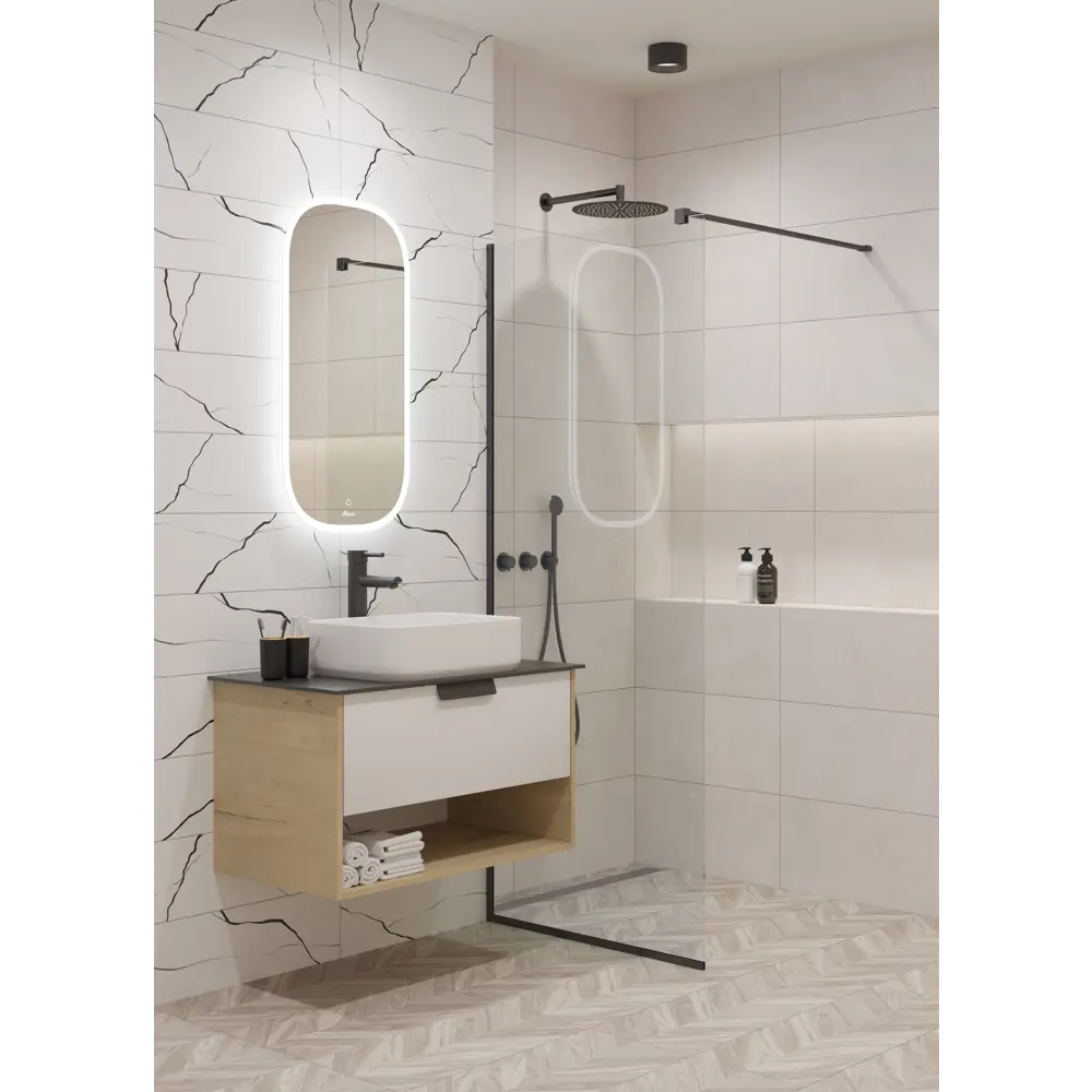 Настенная плитка LB Ceramics Одри 20x60 см 0.84 м² цвет белый STLM-2056993 - Вид №6