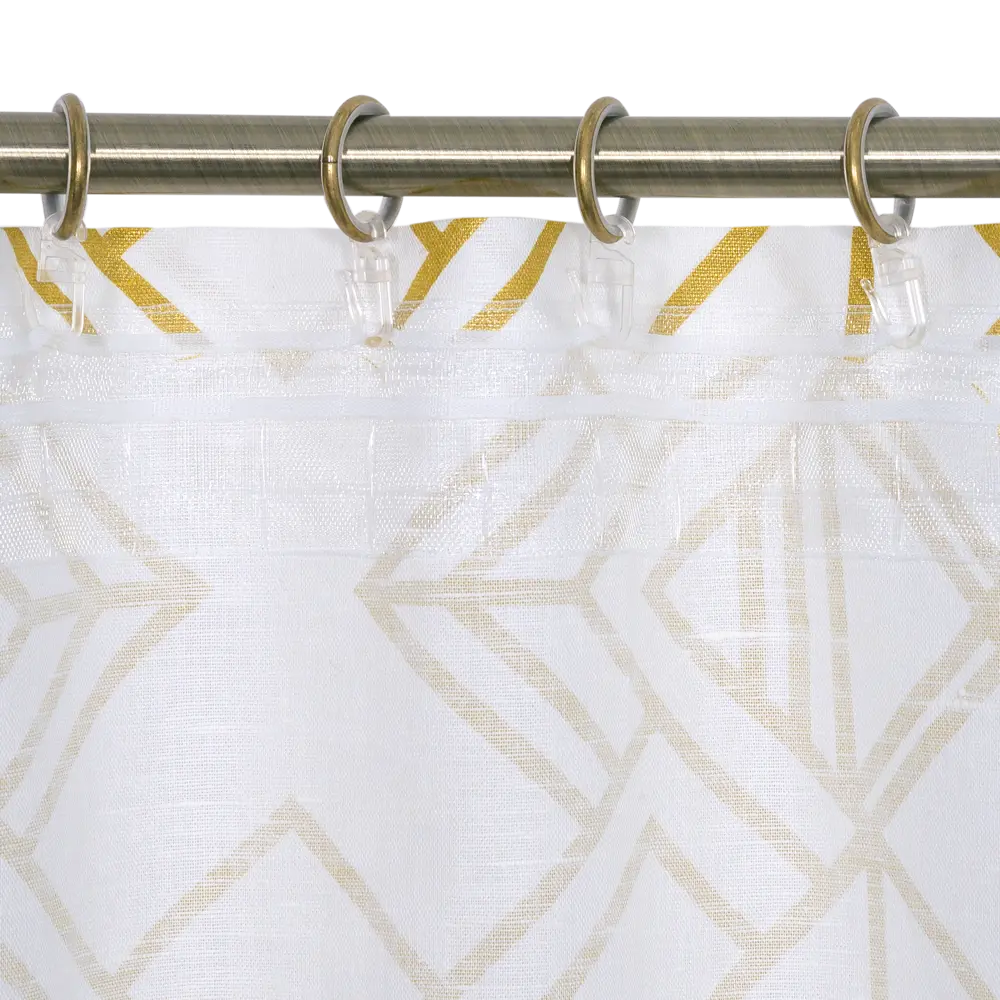 Штора на ленте «Ромбы», 145х260 см, цвет золотой ВАСИЛИСА STLM-2031149 - Вид №4