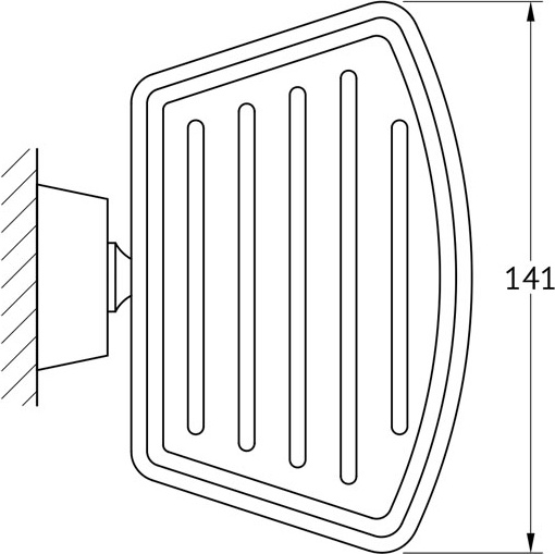 VIZ 010 Держатель с мыльницей FBS Vizovice - Вид №1