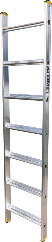 Алюминиевая односекционная приставная лестница HK1 5107