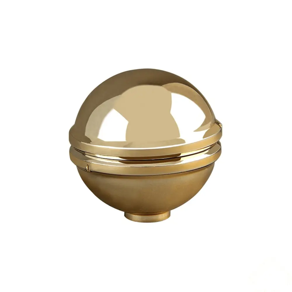 Мебельная ручка-кнопка Elikor 51 пластик цвет золото STLM-2014927