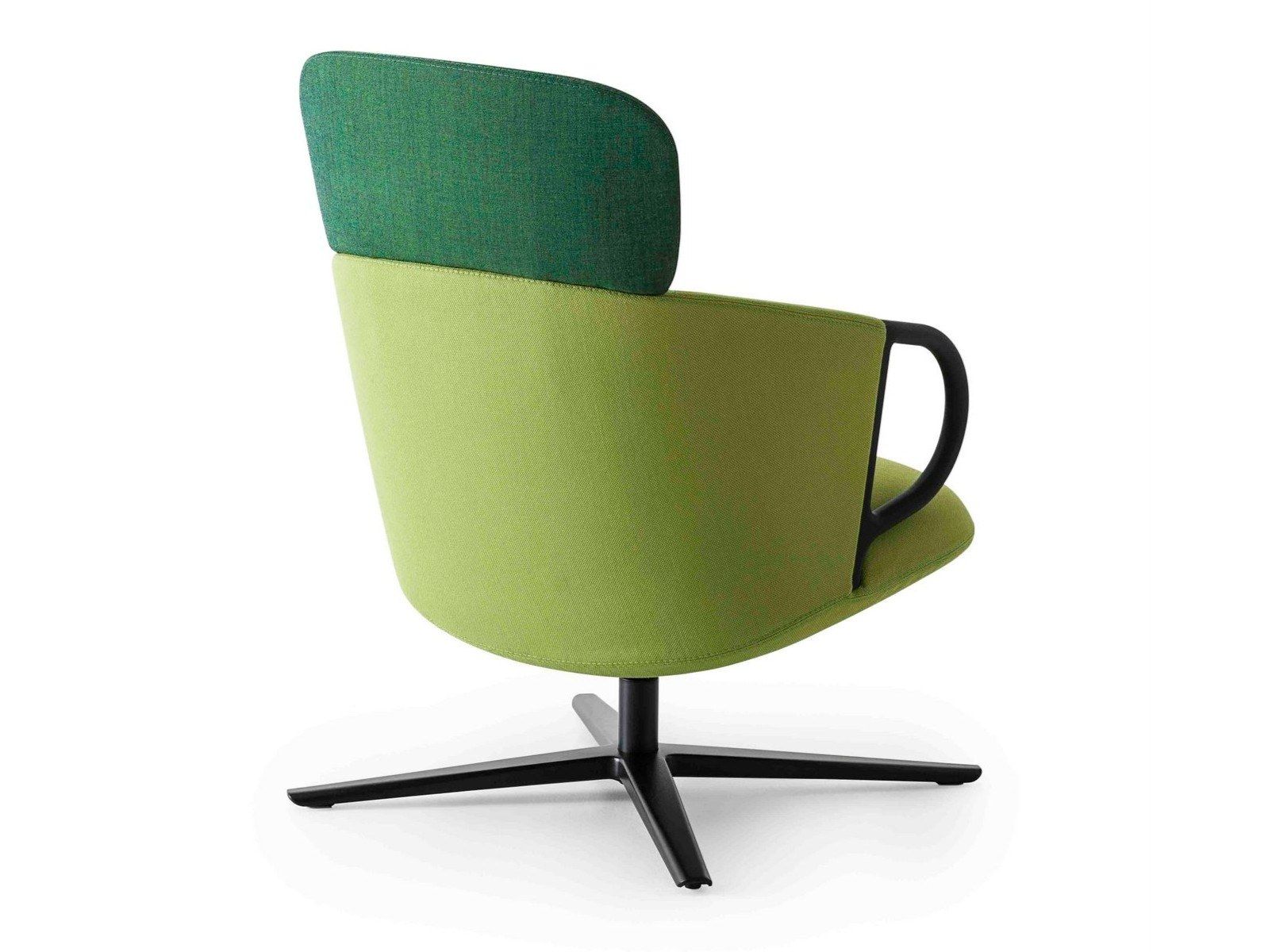 4-спицевое кресло из ткани с высокой спинкой GABER Cucaracha ARCH-00033551 - Вид №7