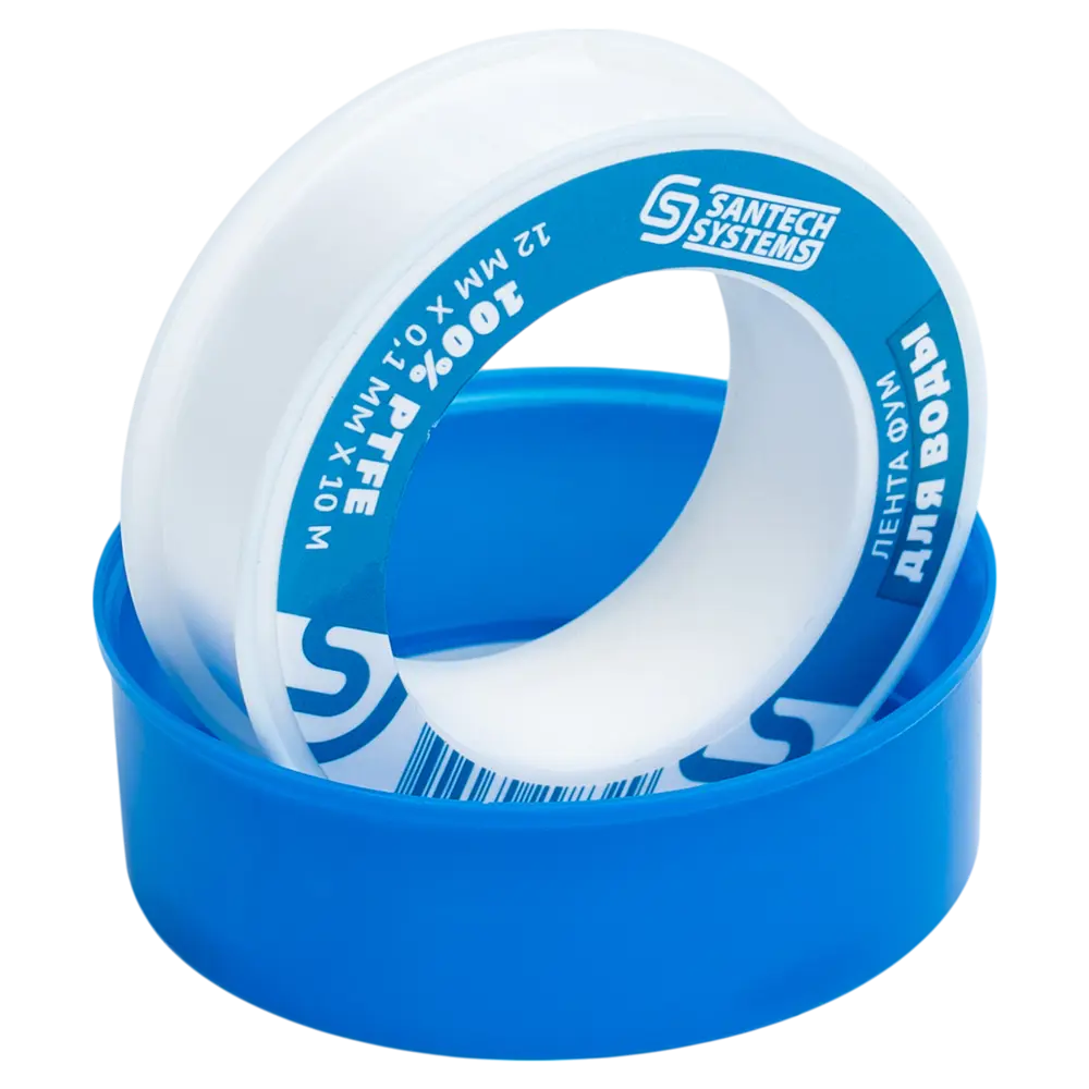 Лента-фум для воды 12x0.1 мм 10 м PTFE Santreyd STLM-2076839 - Вид №1