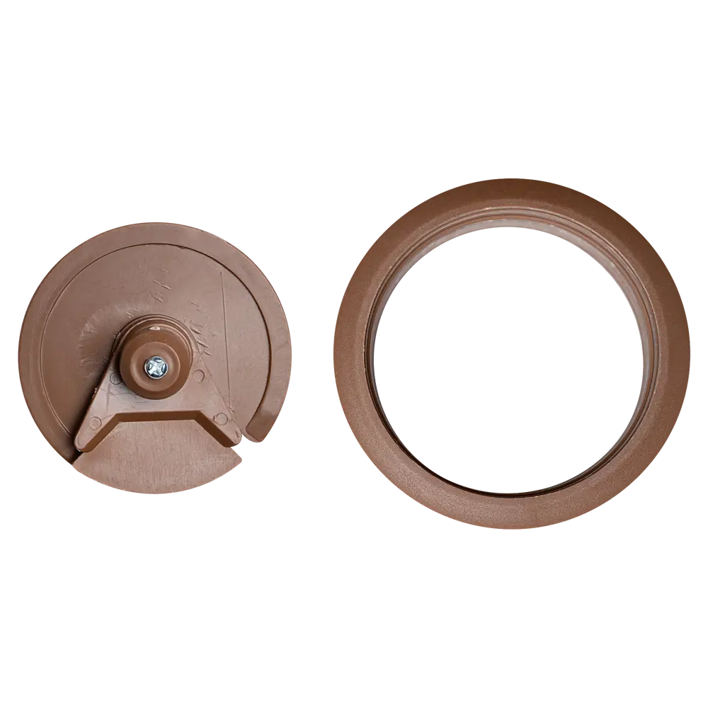 Заглушка для кабель-канала Jet 60 мм цвет коричневый STLM-2020206 - Вид №3