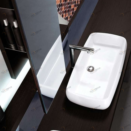 9853 Встроенная раковина под столешницу овальная MILLDUE 