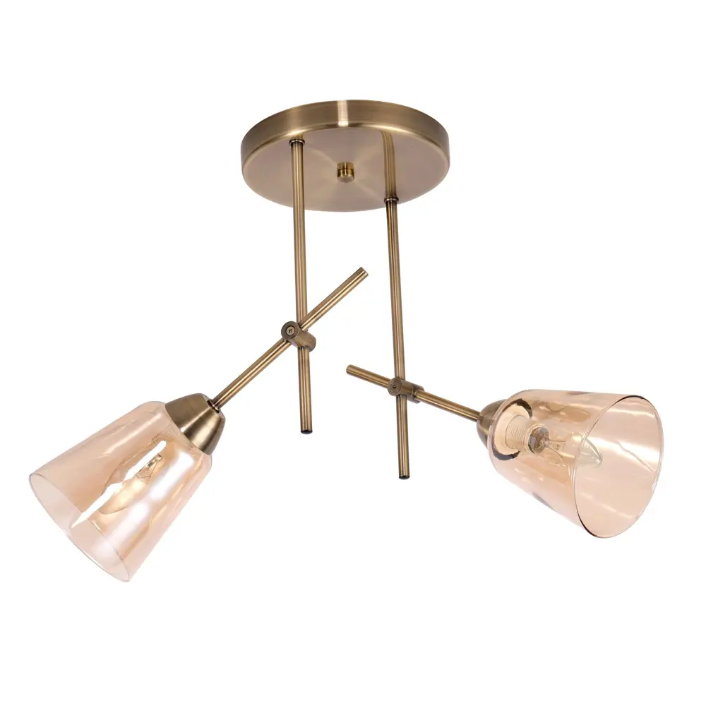 Люстра «Egoisto» 10161/2PL 2хЕ14х40 Вт цвет античная бронза Escada STLM-2181482