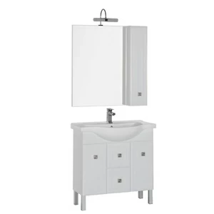 Комплект мебели Aquanet Стайл 85 белый (2 дверцы 2 ящика)