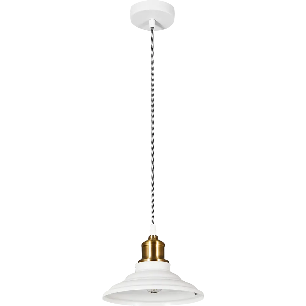 Светильник подвесной Cymbal PL-600 1xE27x40 Вт 2 м² цвет белый CAMELION STLM-2183033 - Вид №2