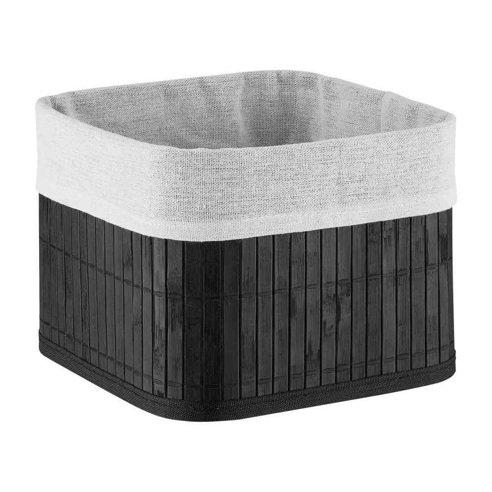 Набор корзин для хранения Verran 892-01 бамбук цвет черный серый 4 шт Морошка STLM-2175349 - Вид №2