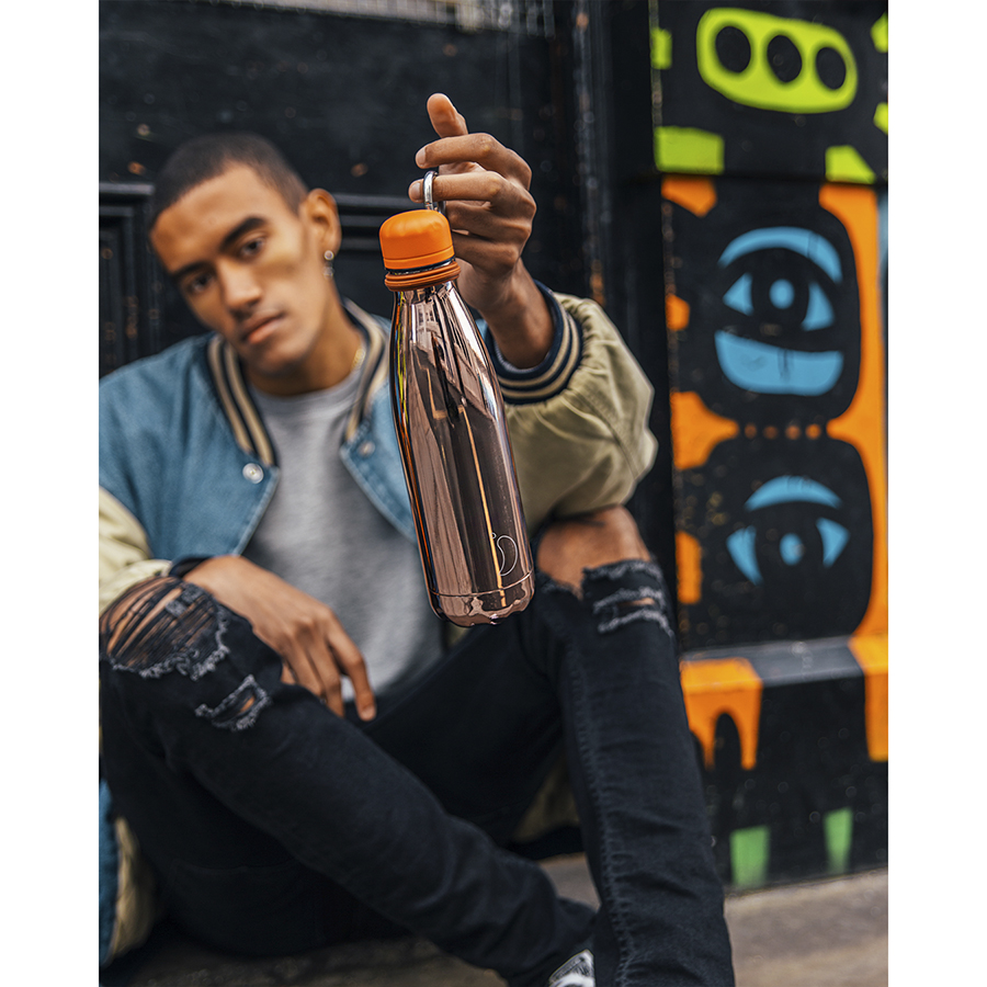 B500CHRGO Термос chrome, 500 мл, бронзовый Chilly's Bottles  - Вид №1