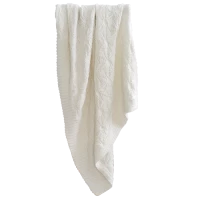 Плед MARLY большой APERO ДИЗАЙНЕРСКИЕ, ВЯЗАНЫЕ, ОДНОТОННЫЕ 010337 Молочный;белый