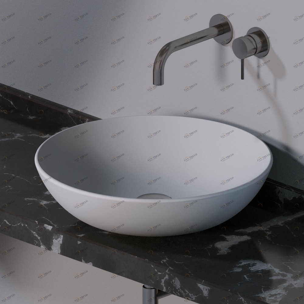 L241117 Накладная раковина на столешницу  круглая A. e T. Italia THIN AeT ITALIA