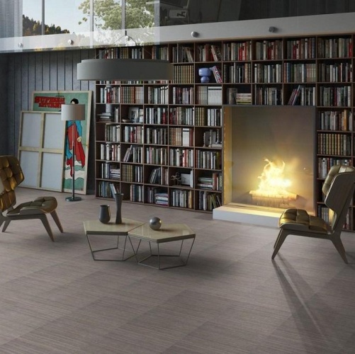 Виниловый ламинат Tarkett Lounge Fabric Дизайнерский с брашью (Текстурированная) 457,2х457,2 мм 1000901225 - Вид №1