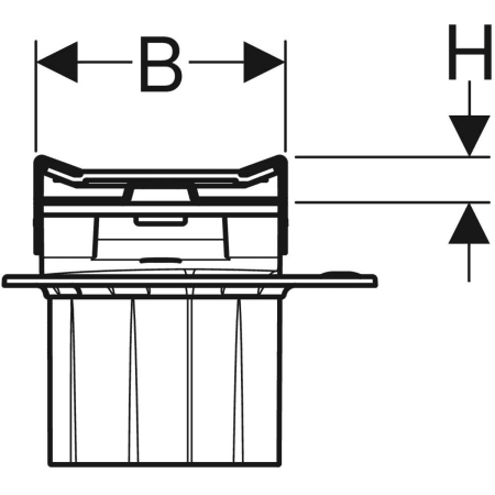 154.453.KS.1 Дренажный канал Geberit CleanLine20 Geberit  - Вид №4
