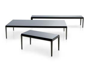 Прямоугольный стеклянный журнальный столик