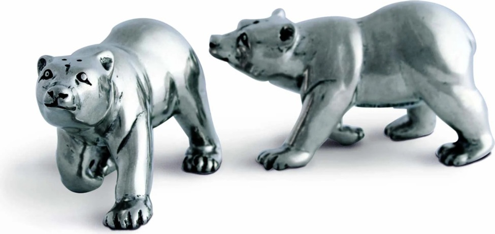 10648915 Vagabond House Набор для соли и перца Vagabond House Лесные истории.Медведи 6см, олово Олово 