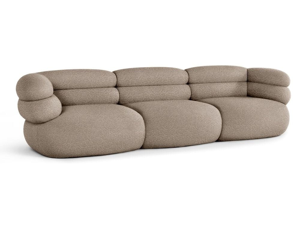 3-местный модульный тканевый диван Knoll Biboni ARCH-00006405 - Вид №1