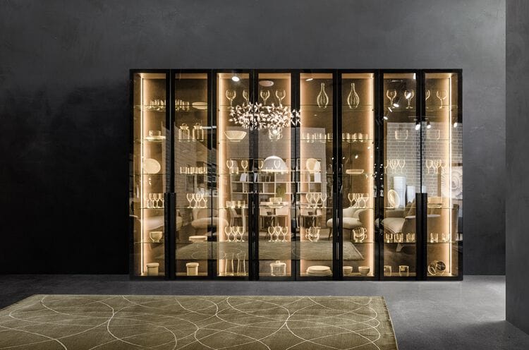 Витрина из дерева и стекла со встроенным освещением ABLE LUXOR ARCH-00023552 - Вид №1