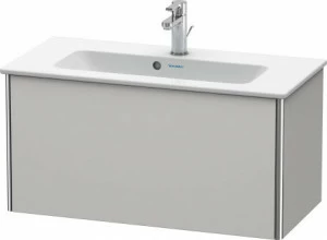 XS406603939 Тумбочка подвесная компакт XSquare #XS4066 810 x 388 мм Скандинавский белый шелковисто-матовый лак