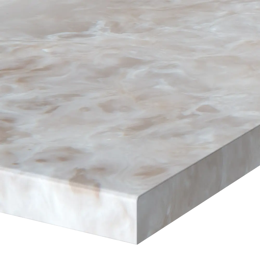 Столешница кухонная Раффиа 100x100x2 см искусственный камень цвет бежевый Santreyd Раффия STLM-2071861 - Вид №2