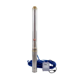 Насос садовый скважинный Denzel DWC-4-140 высота подъема 140 см кабель 30 м 6000 л/час