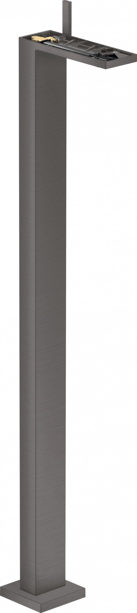 47042340 Смеситель для раковины, однорычажный, напольный, со сливным гарнитуром Push-Open, без тарелки AXOR MYEDITION 