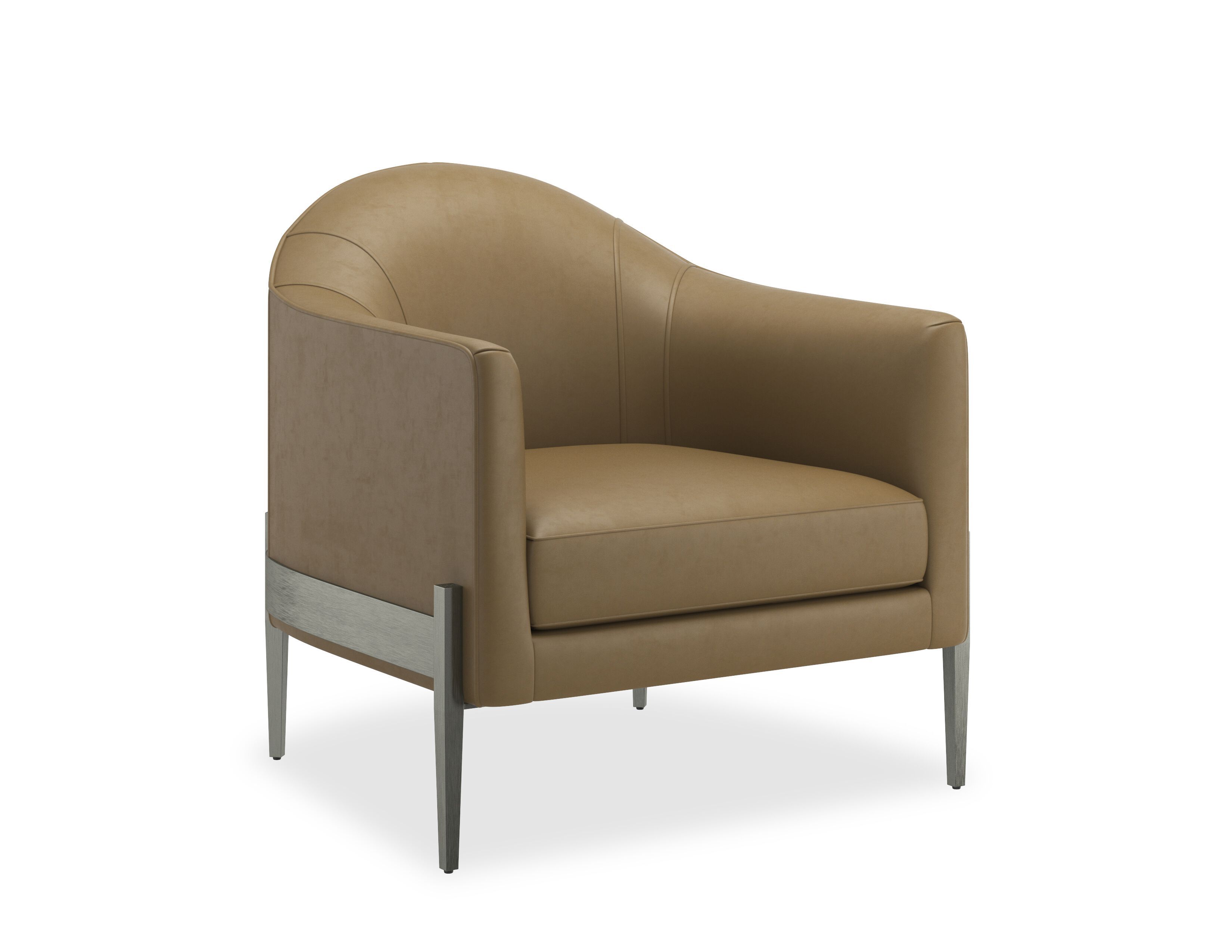 Кожаное кресло с подлокотниками Caracole REBOUND ARCH-00099126 - Вид №4