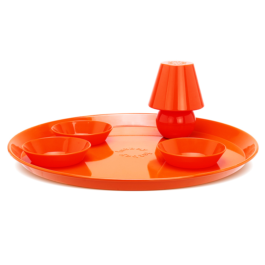 Поднос с лампой Snacklight, оранжевый Fatboy 100560 - Вид №1