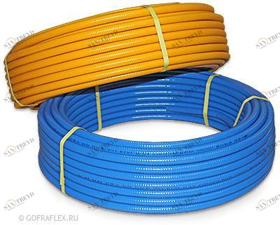 Гофротруба из нержавеющей стали c п/э покрытием, 20мм (П) Flexible hose Россия 20П