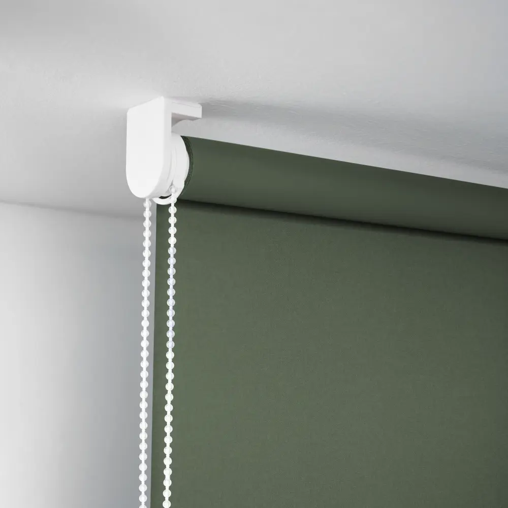 Штора рулонная блэкаут KREAFORTA Karelia 140x175 см зеленая STLM-2029850 - Вид №3