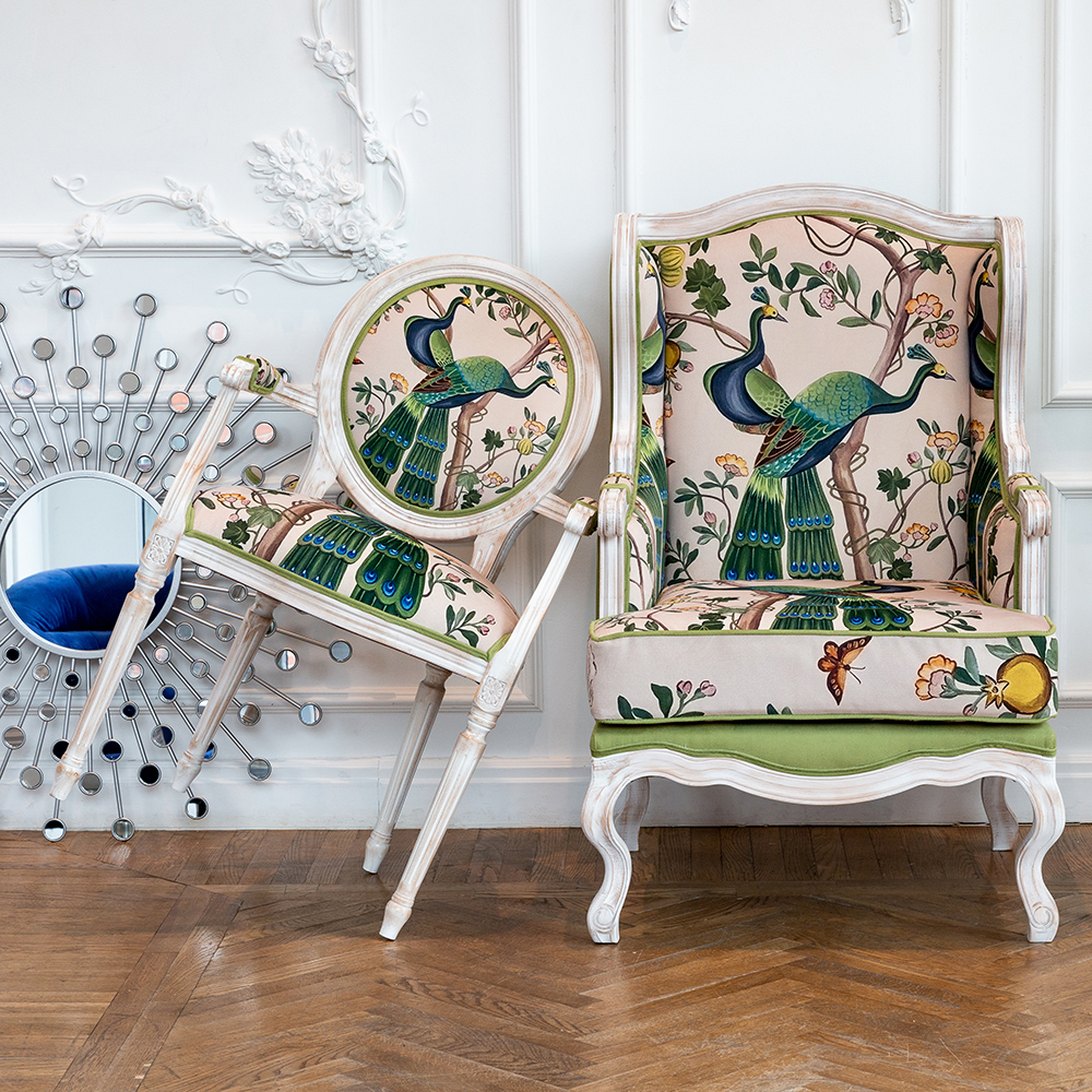 21060750 Полукресло «Индокитайский зелёный павлин» Object Desire  - Вид №6