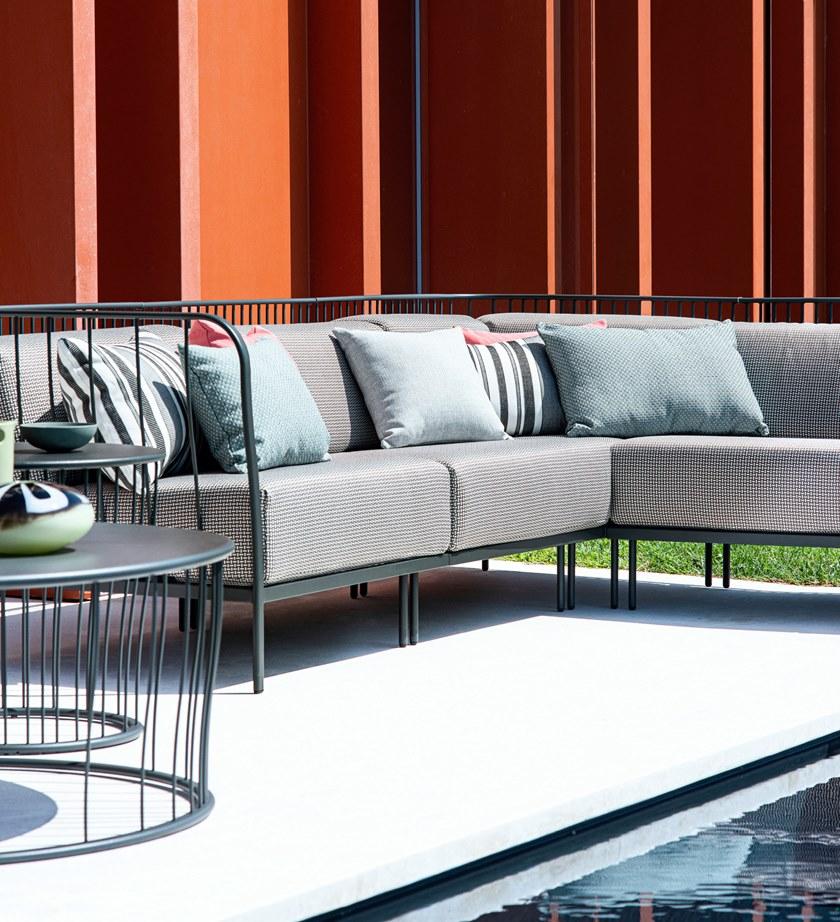 emu Угловое садовое кресло с тканевой обивкой Cannolè 1082 - 1083 - 1084 - Вид №21