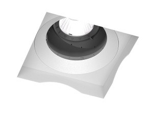 Литой алюминиевый поворотный квадратный встраиваемый прожектор