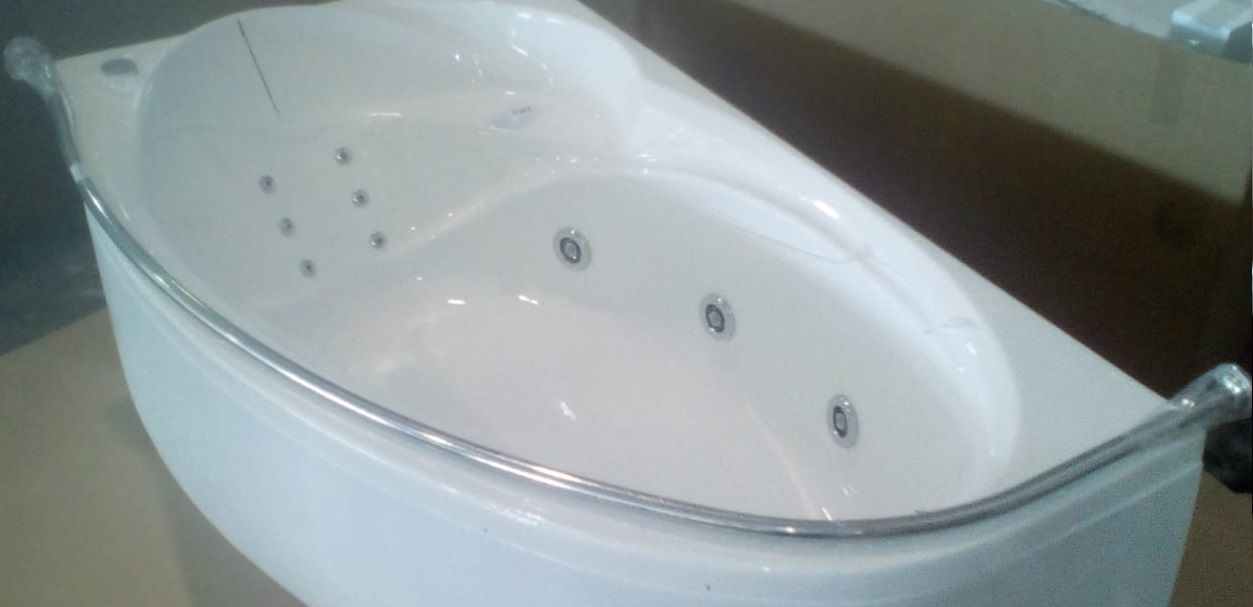 KARN-0000004 Карниз дуга акватек karn-0000004 170x90 см для ванны дива Акватек Santreyd  - Вид №1