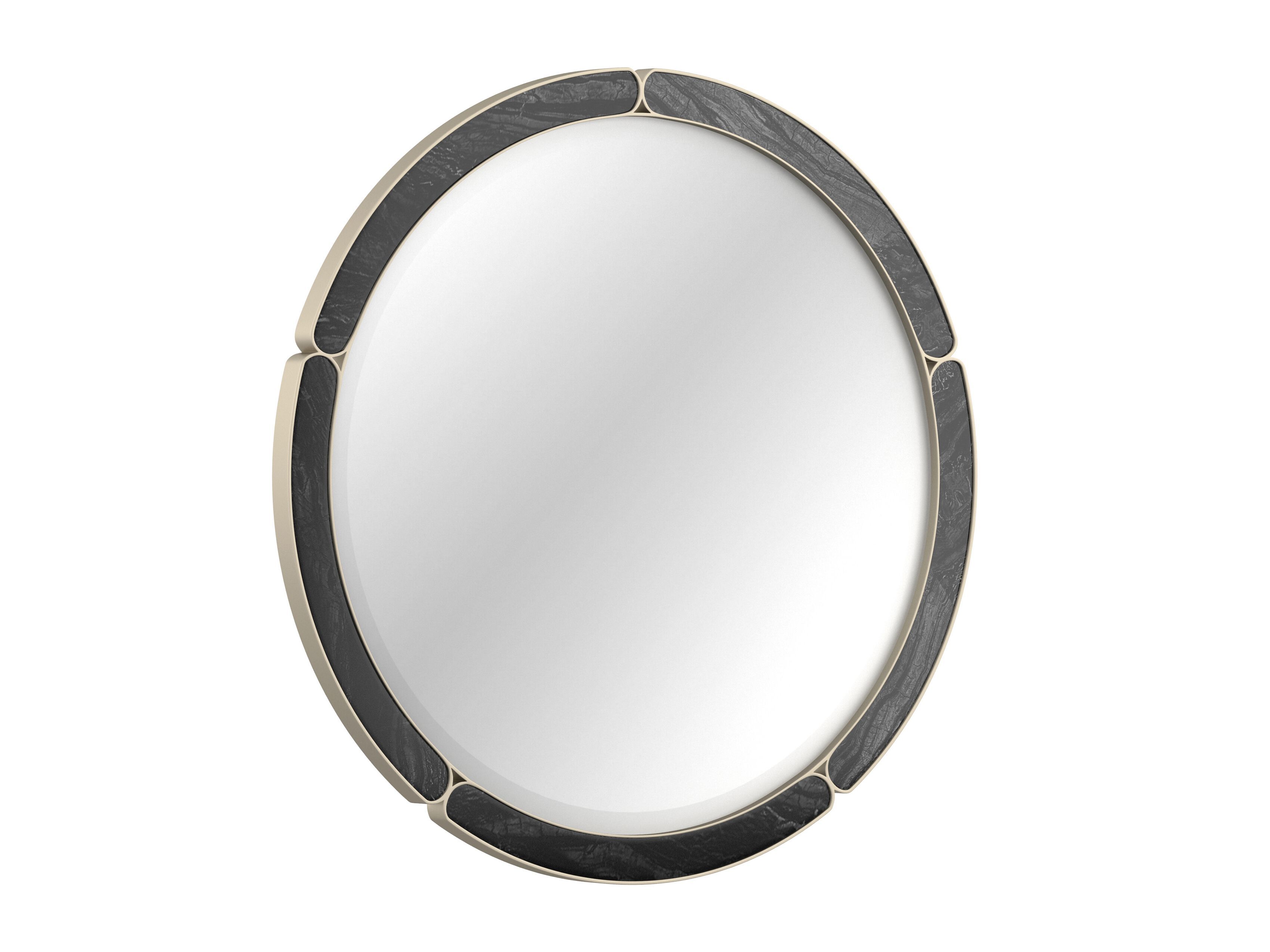 Настенное круглое зеркало с рамкой Caracole кабошон ARCH-00128827