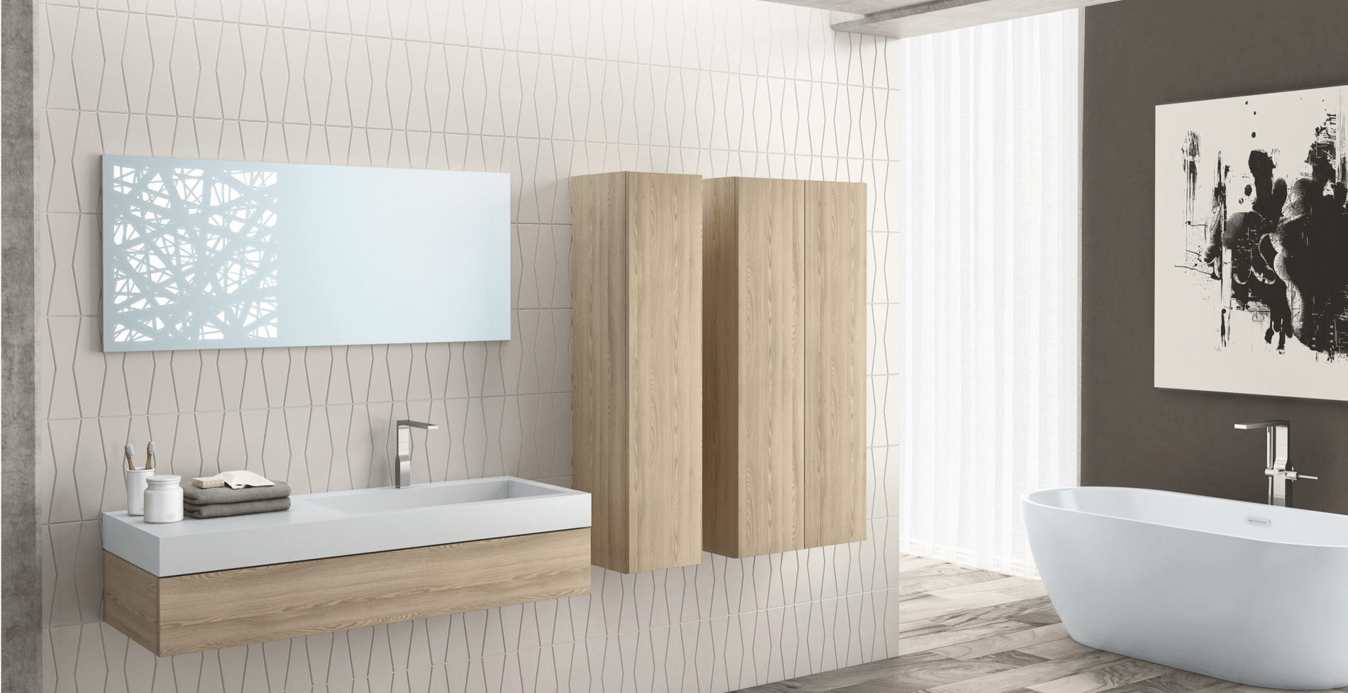 Тумба с раковиной Indigo 00981  Словения Kolpa-San - Вид №1