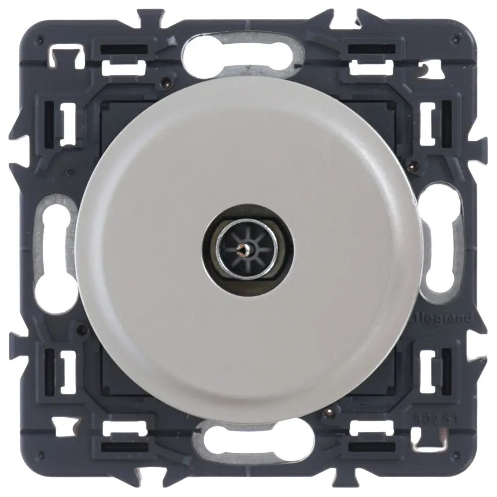 ТВ-розетка Legrand Celiane, простая, цвет титан STLM-2180477 - Вид №1