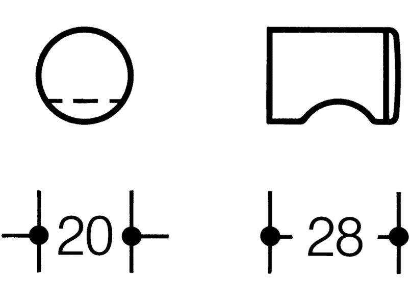 557.20 мебельная ручка HEWI USA Produkte  - Вид №18