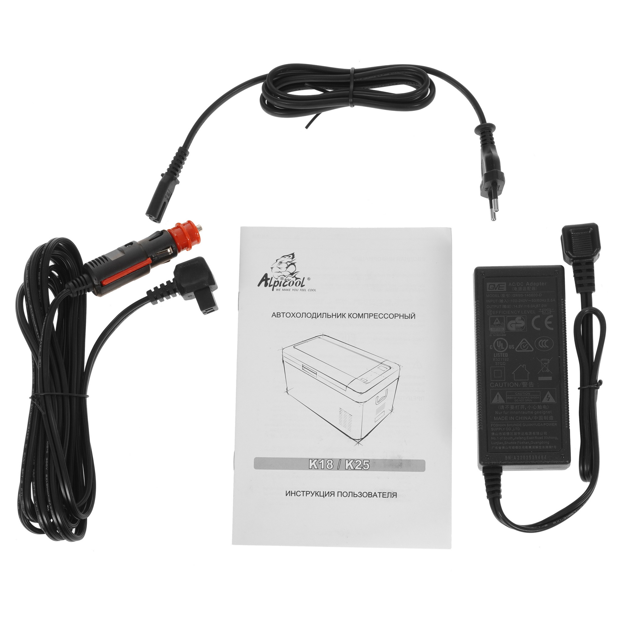 5326608 Холодильник автомобильный ALPICOOL K18 белый STDN-0007206 - Вид №6