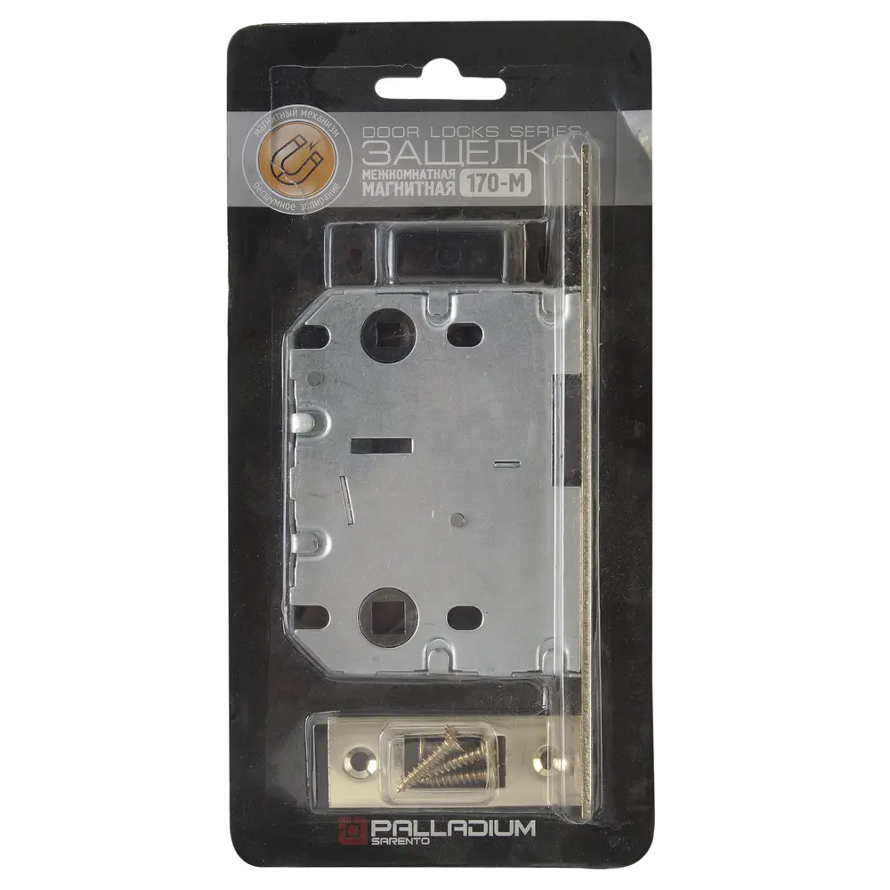 Защёлка межкомнатная магнитная Palladium 170-M GP GM, 70 мм, цвет золото 15461328 STLM-2164779  - Вид №1