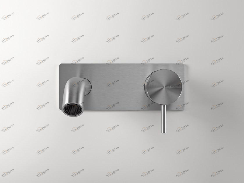 ZAZZERI Смеситель для умывальника из нержавеющей стали настенный Z316 sun-id-1451026