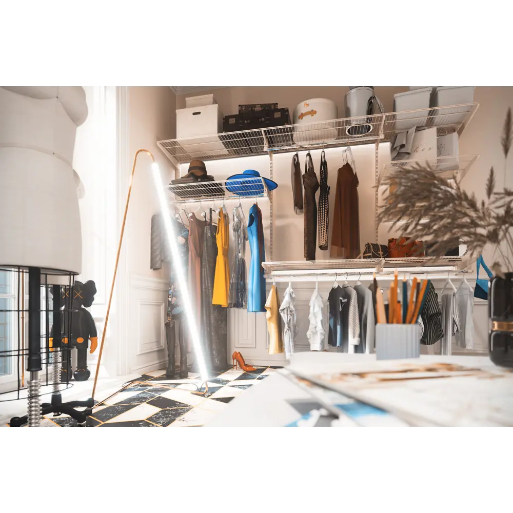 Стойка навесная Larvij 16 см сталь цвет магнолия STLM-2054612 - Вид №6