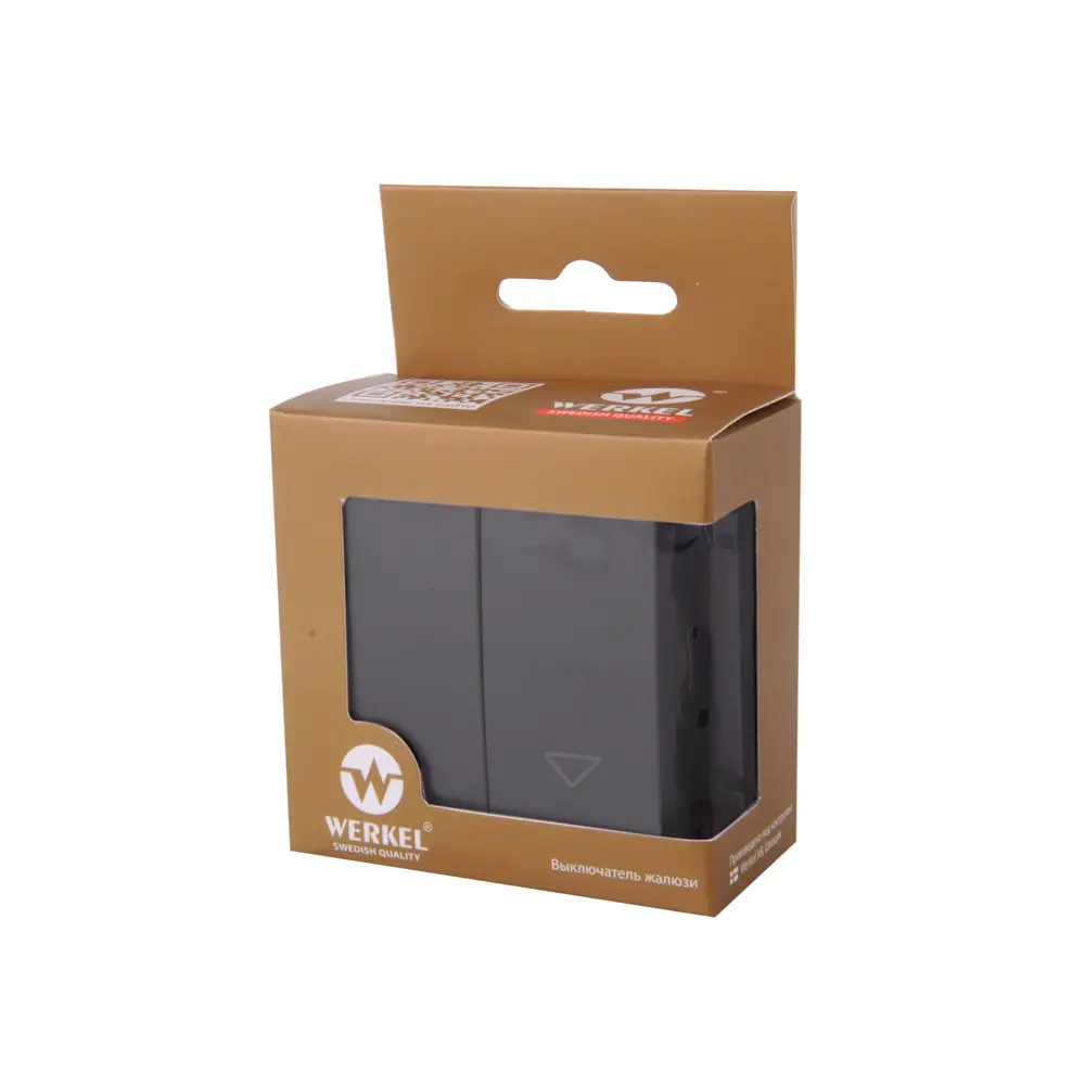 Выключатель жалюзи Werkel черный Встраиваемые механизмы STLM-2160968 - Вид №3