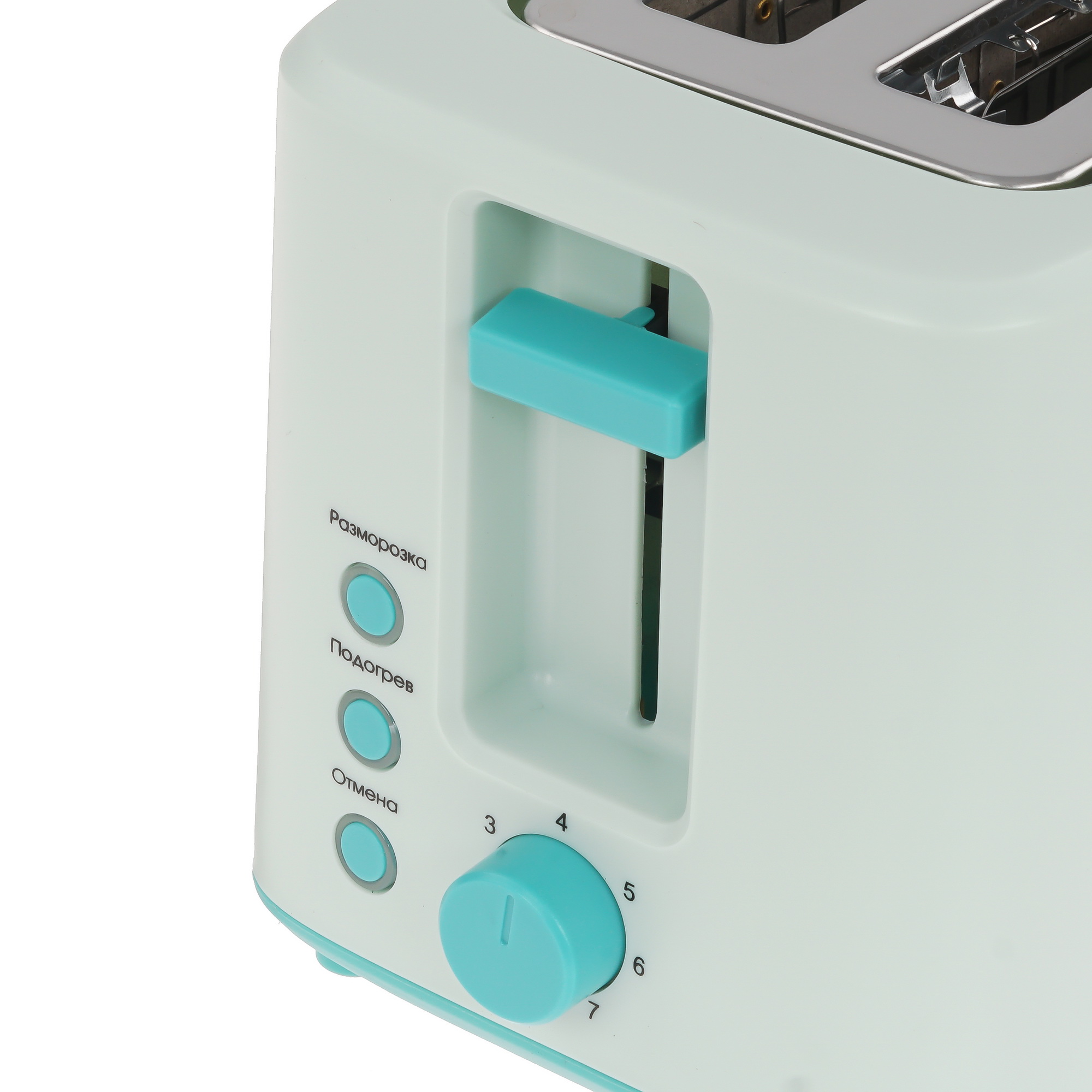 9007710 Тостер VLK Palermo-102 зеленый STDN-0068576 - Вид №3