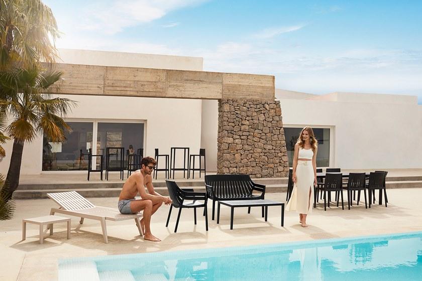 VONDOM Садовый стул из полипропилена с подлокотниками Spritz 56015 - Вид №9