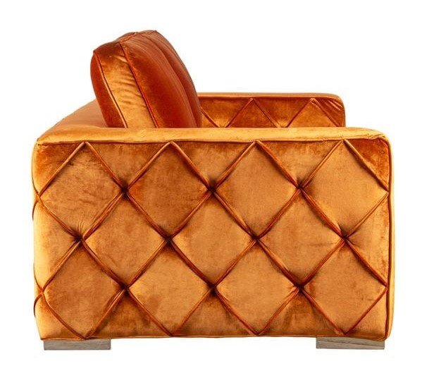 Диван Nevis прямой оранжевый UNICO ДИЗАЙНЕРСКИЕ 248954 Оранжевый  - Вид №2