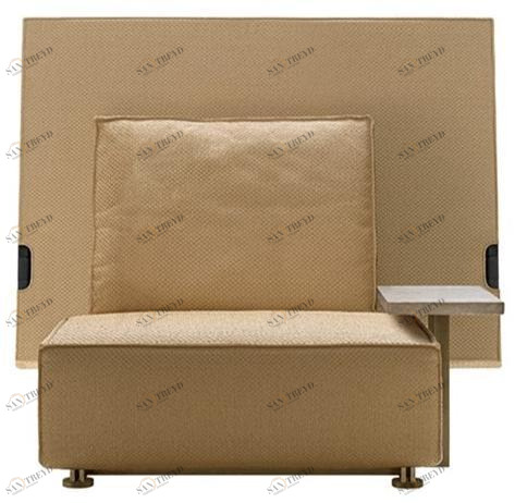 B&B Italia Outdoor Садовое кресло из ткани с высокой спинкой Oh, it rains! sun-id-1451791